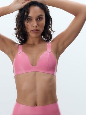 Bluebella Latex Bra Pink sz- XL